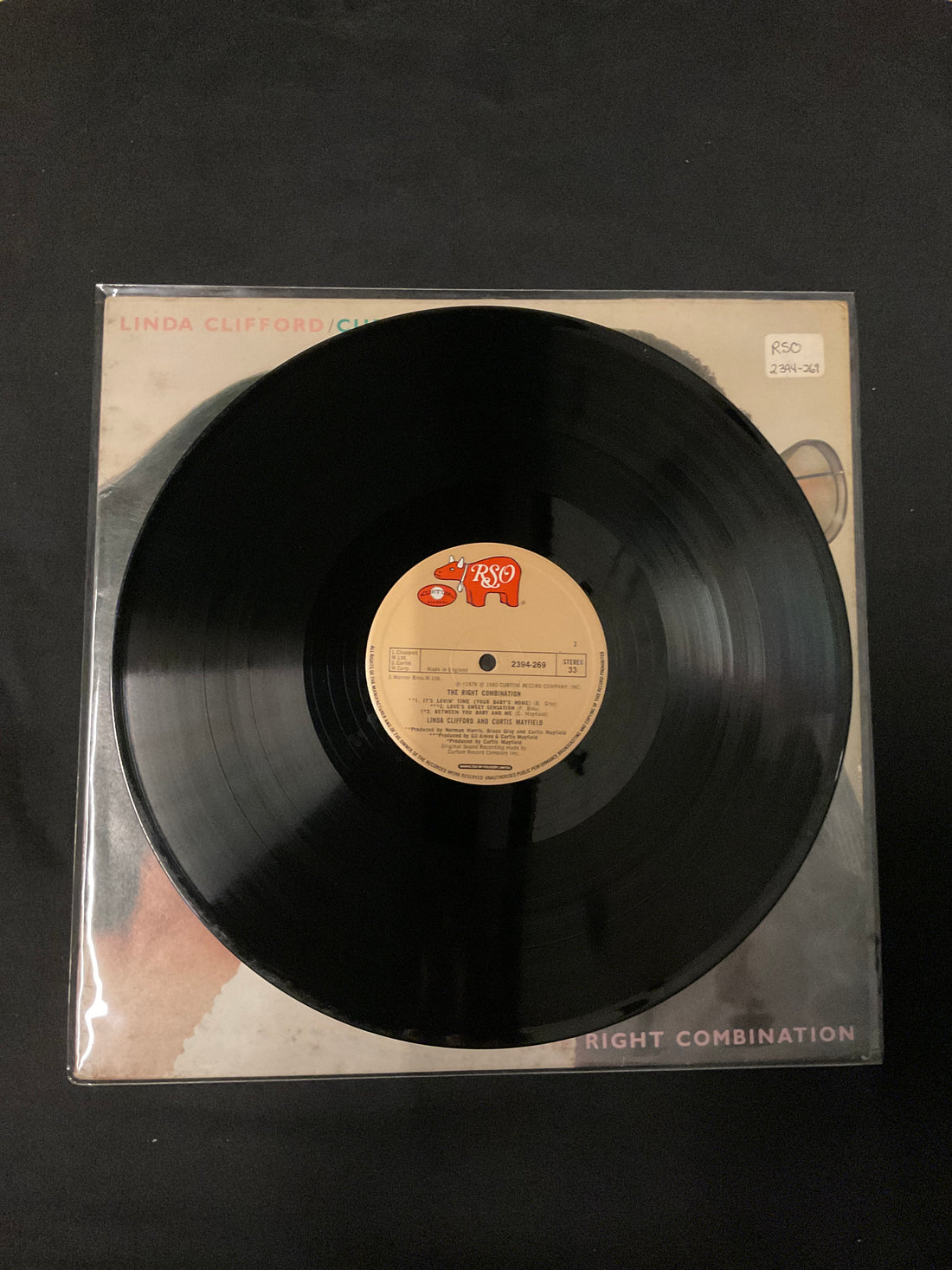 แผ่นเสียง Curtis Mayfield, Linda Clifford - The Right Combination Vinyl VG+