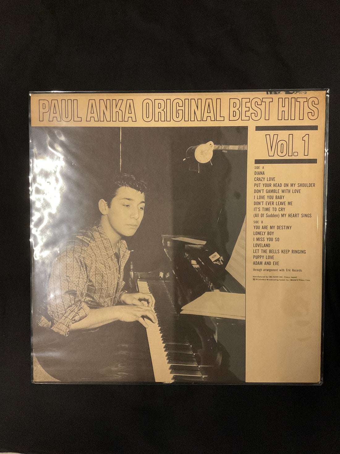 แผ่นเสียง Paul Anka - Paul Anka Original Best Hits Vol.1 Vinyl VG+