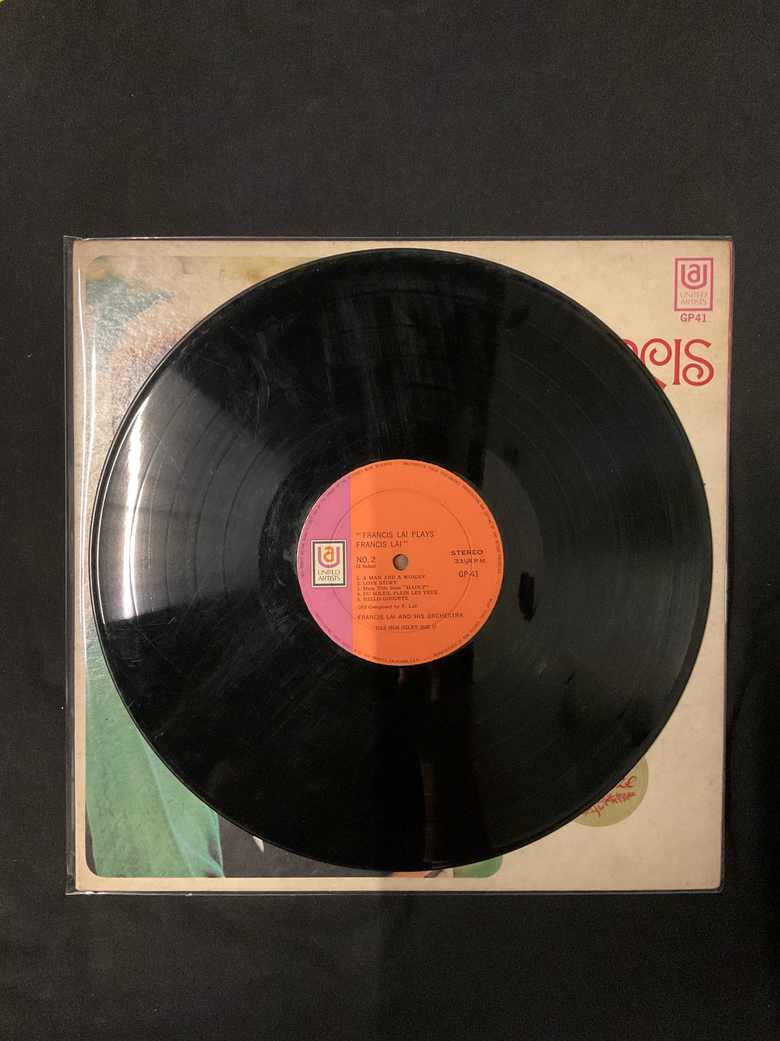 แผ่นเสียง Francis Lai - Francis Lai Plays Francis Lai Vinyl VG+