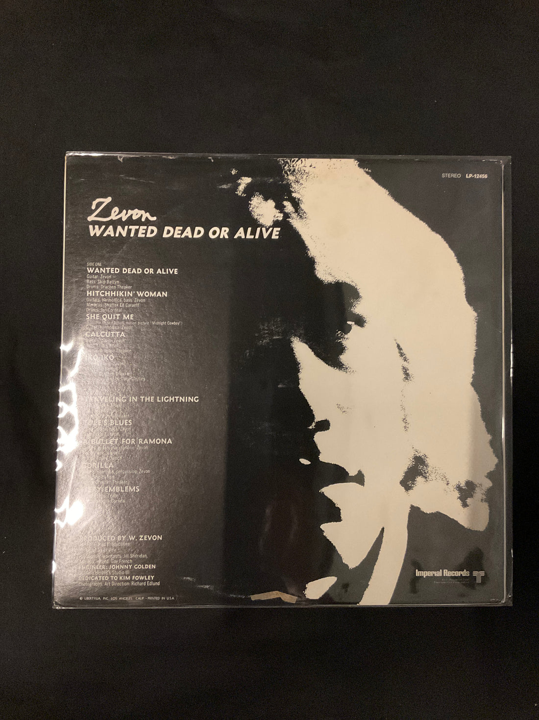 แผ่นเสียง Warren Zevon - Wanted Dead Or Alive Vinyl VG+