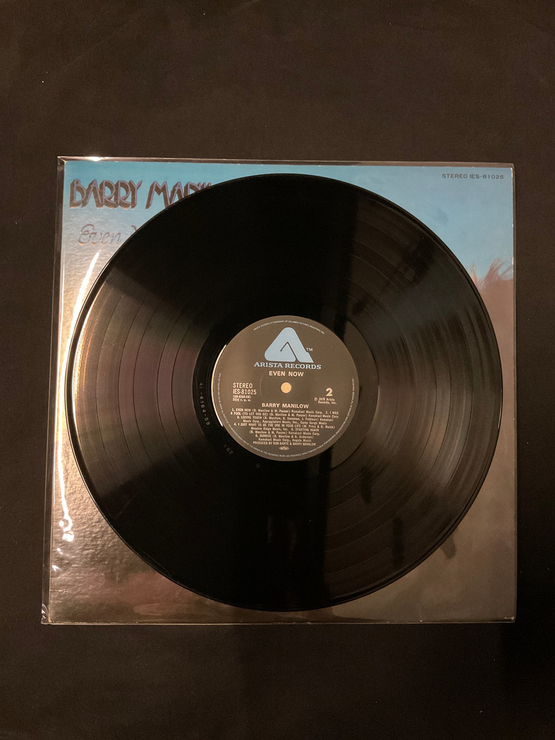 แผ่นเสียง Barry Manilow - Even Now Vinyl VG+