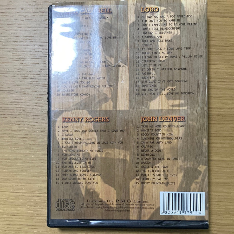 ซีดี Various - 4 Star Country (CD) (VG+) (Box Set)