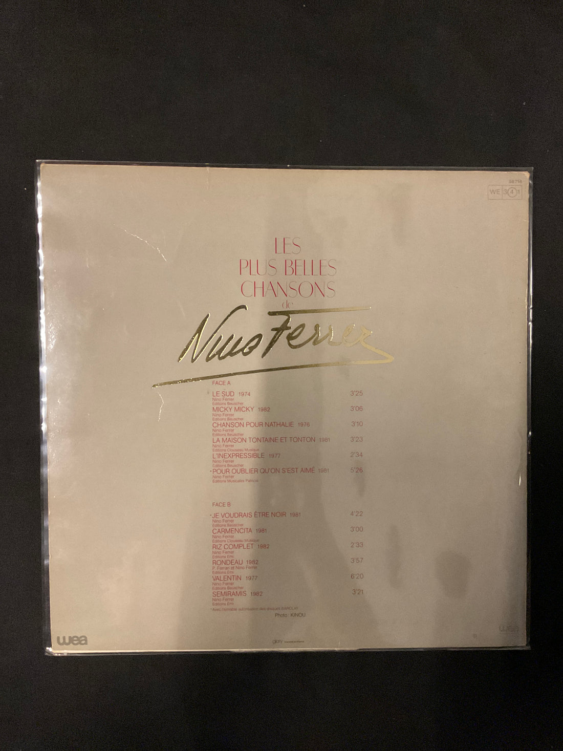 แผ่นเสียง Nino Ferrer - Les Plus Belles Chansons De Nino Ferrer Vinyl VG+