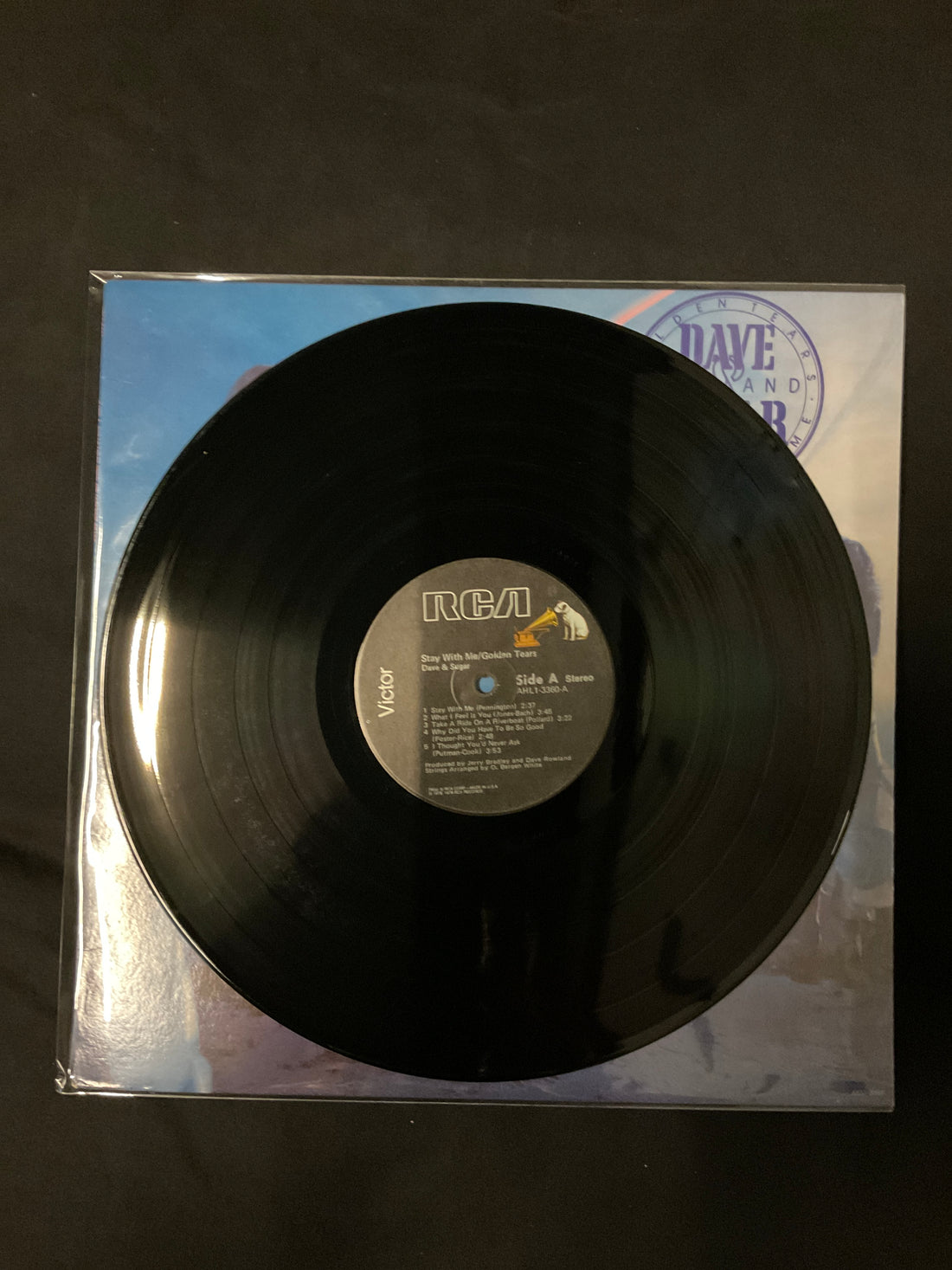 แผ่นเสียง Dave And Sugar - Stay With Me / Golden Tears Vinyl VG+