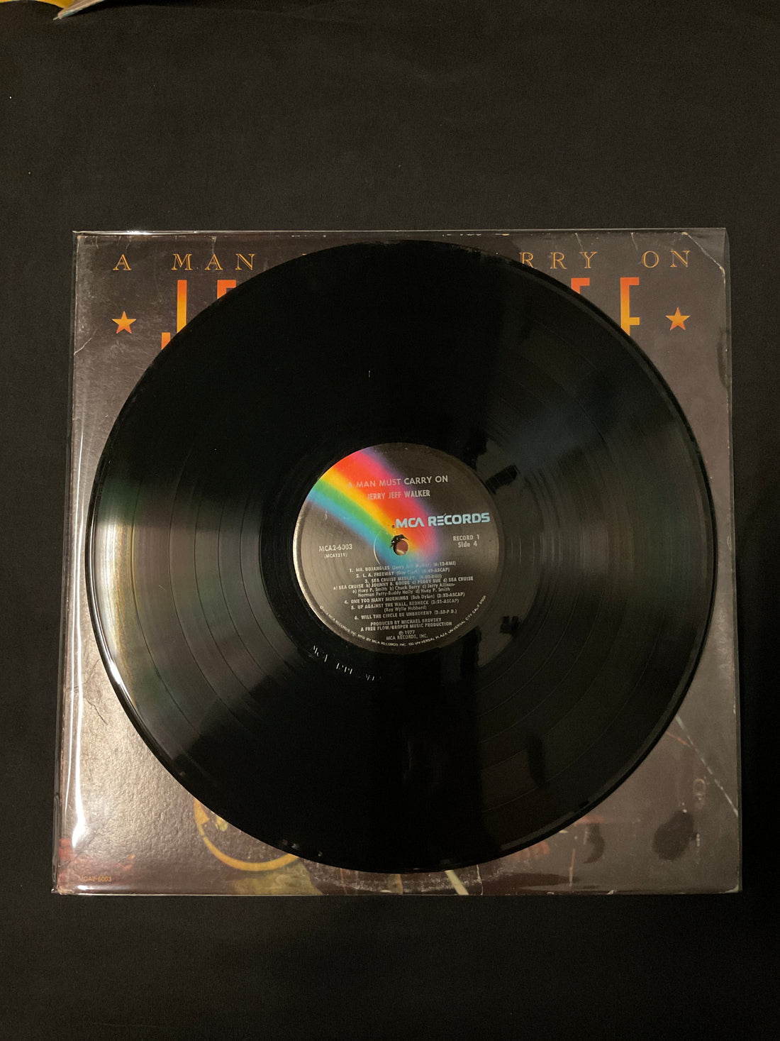 แผ่นเสียง Jerry Jeff Walker - A Man Must Carry On Vinyl VG+
