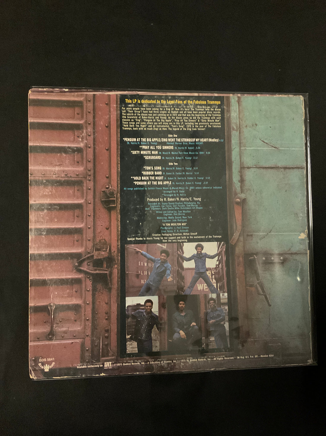 แผ่นเสียง The Trammps - The Legendary Zing Album Vinyl VG+