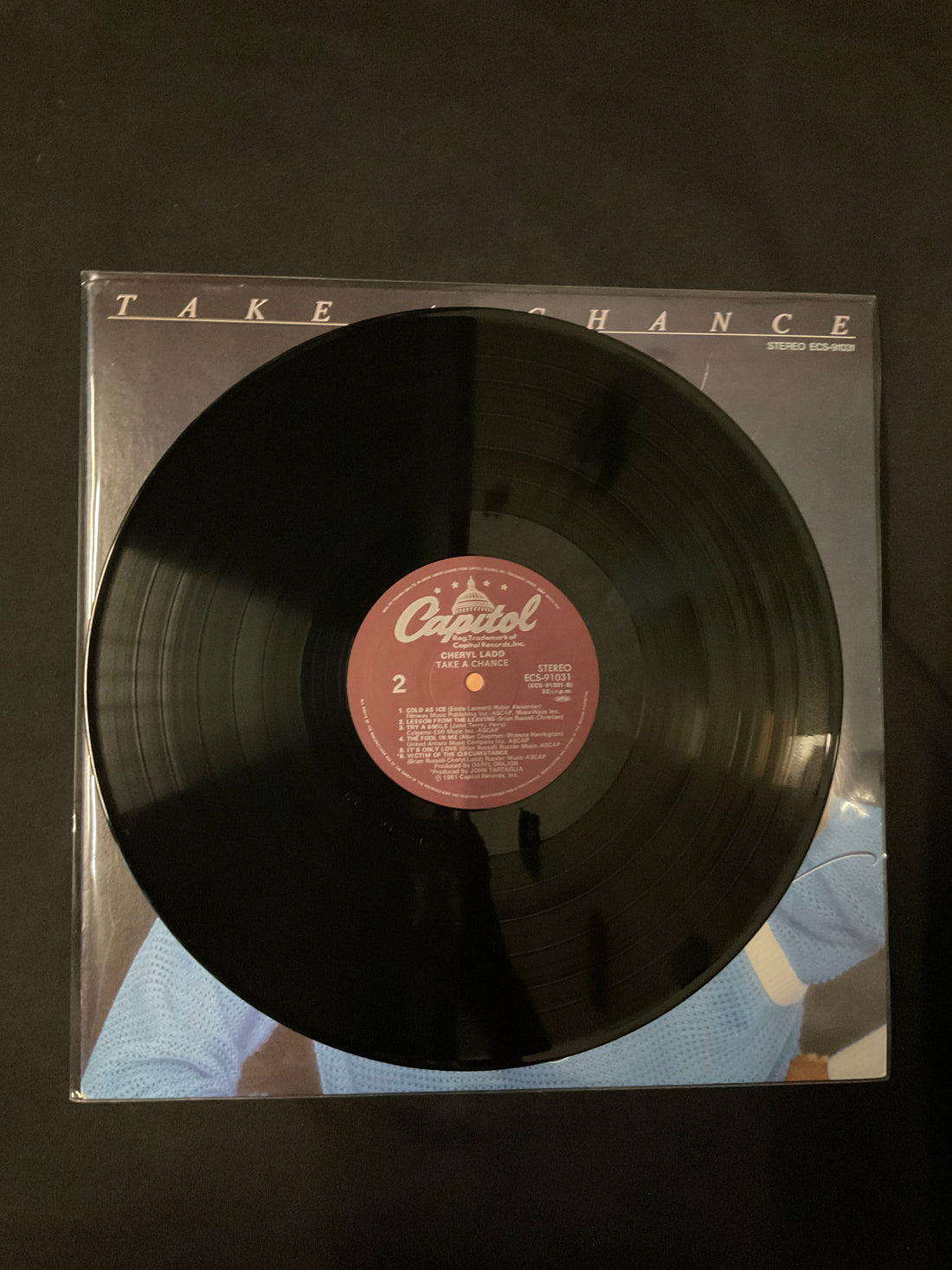 แผ่นเสียง Cheryl Ladd - Take A Chance Vinyl VG+
