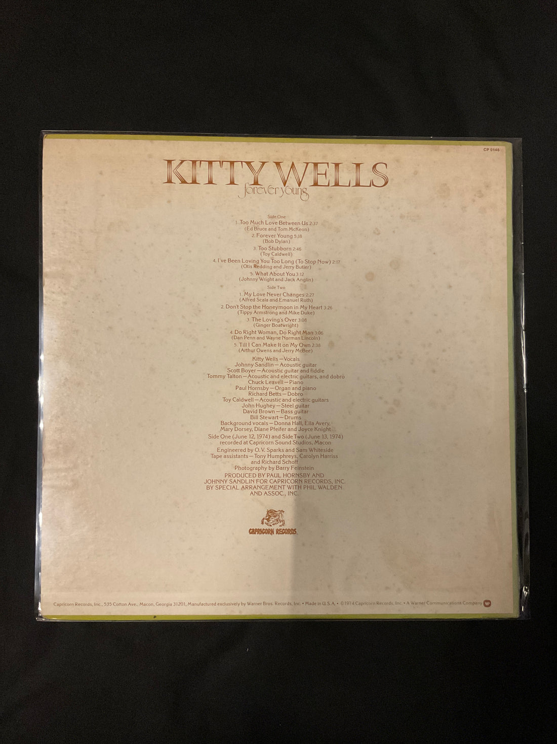 Kitty Wells - Forever Young Vinyl VG+