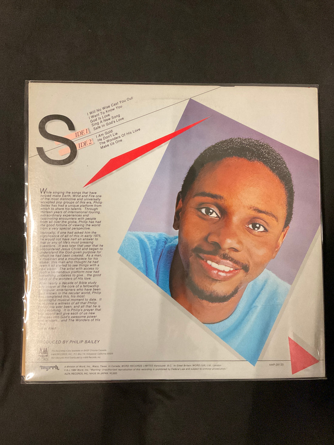 แผ่นเสียง Philip Bailey - The Wonders Of His Love Vinyl VG+