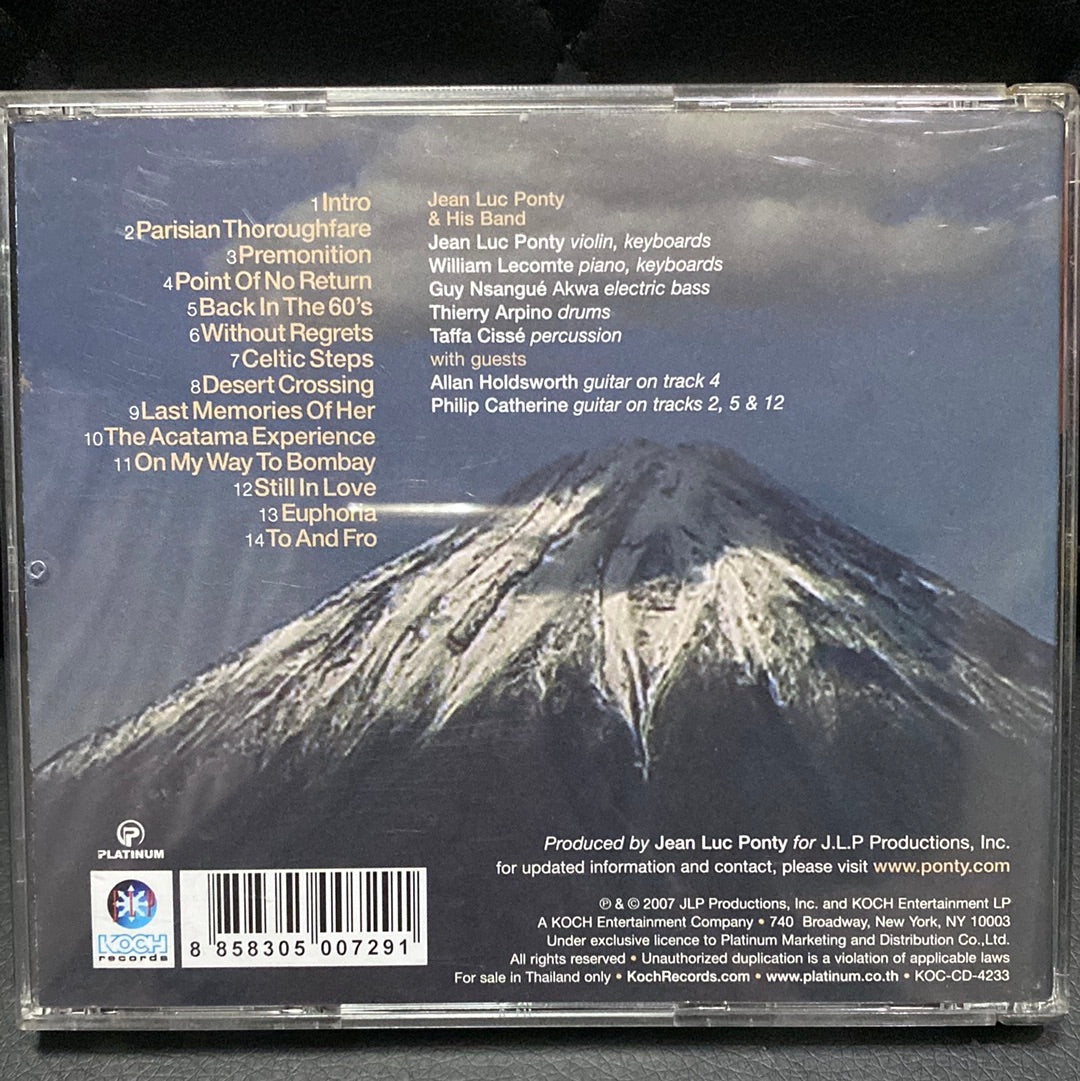 ซีดี Jean-Luc Ponty & His Band - The Acatama Experience CD VG+