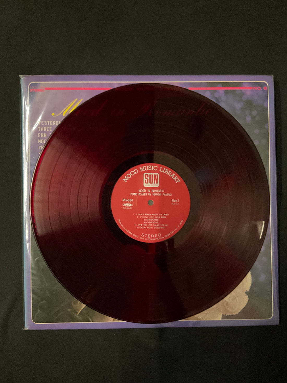 Hiroshi Iwasaki - Mood In Romantic Vinyl VG+ แผ่นสี
