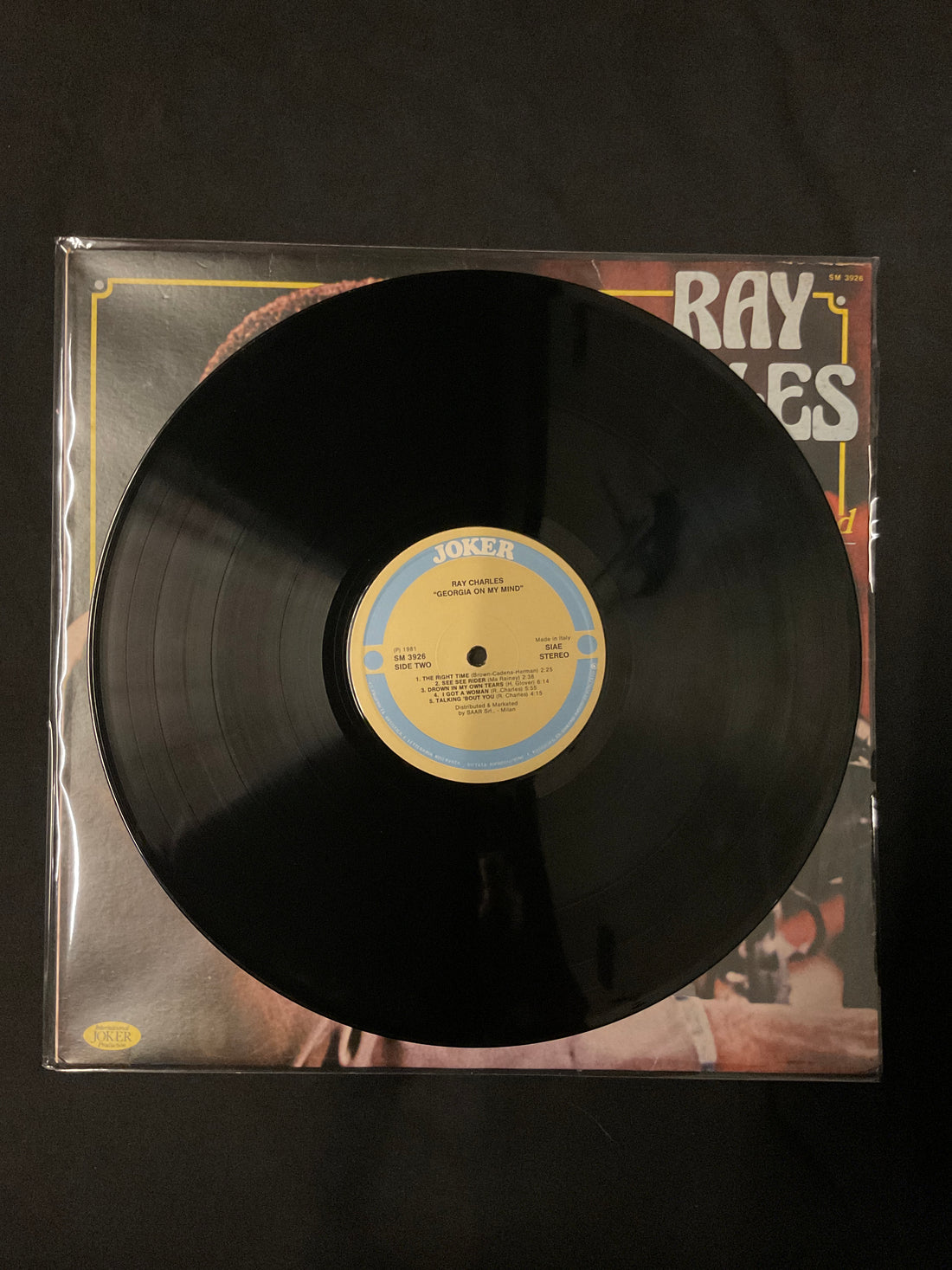 แผ่นเสียง Ray Charles - Georgia On My Mind Vinyl VG+
