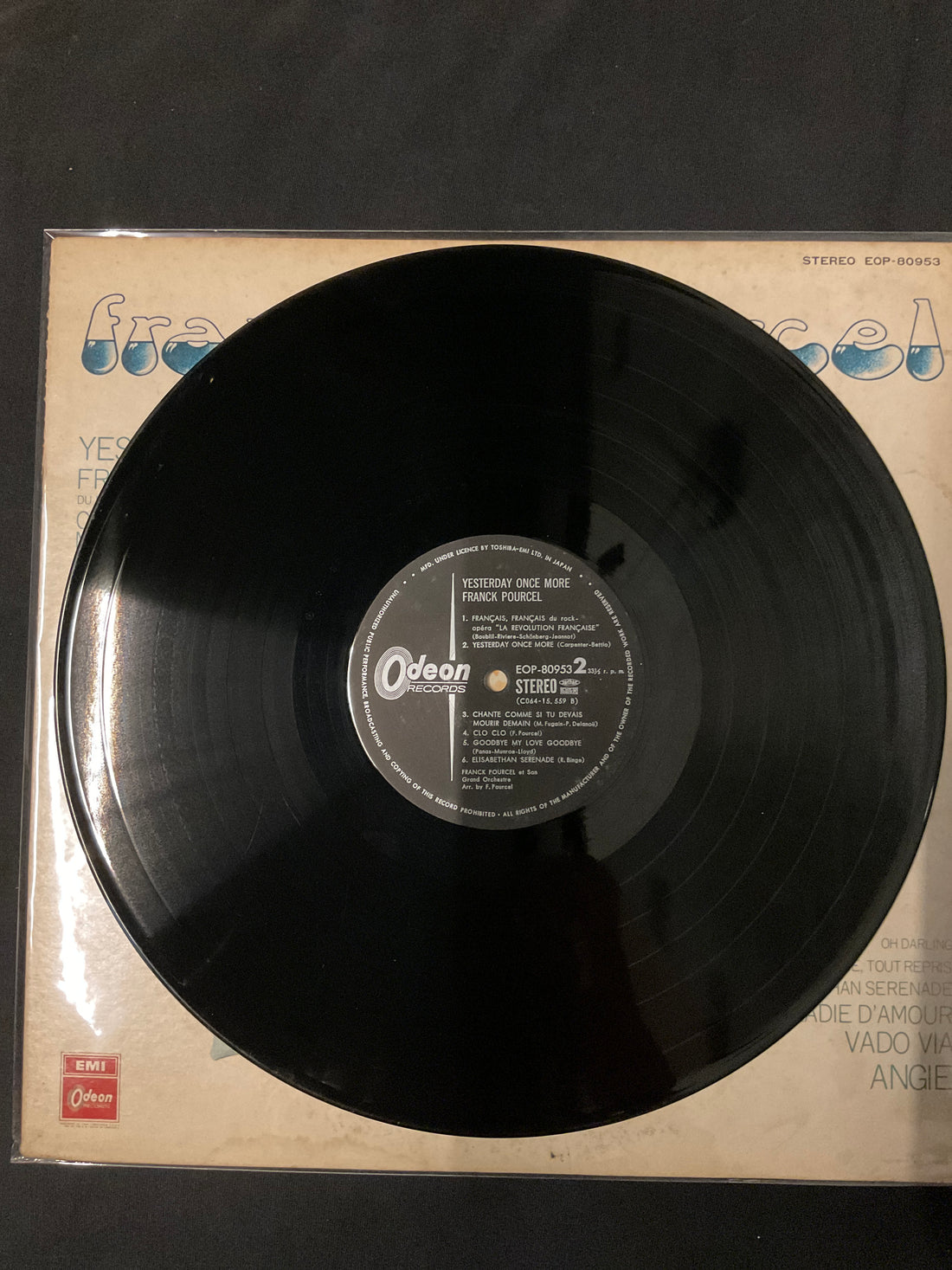 Franck Pourcel - Yesterday Once More Vinyl VG+