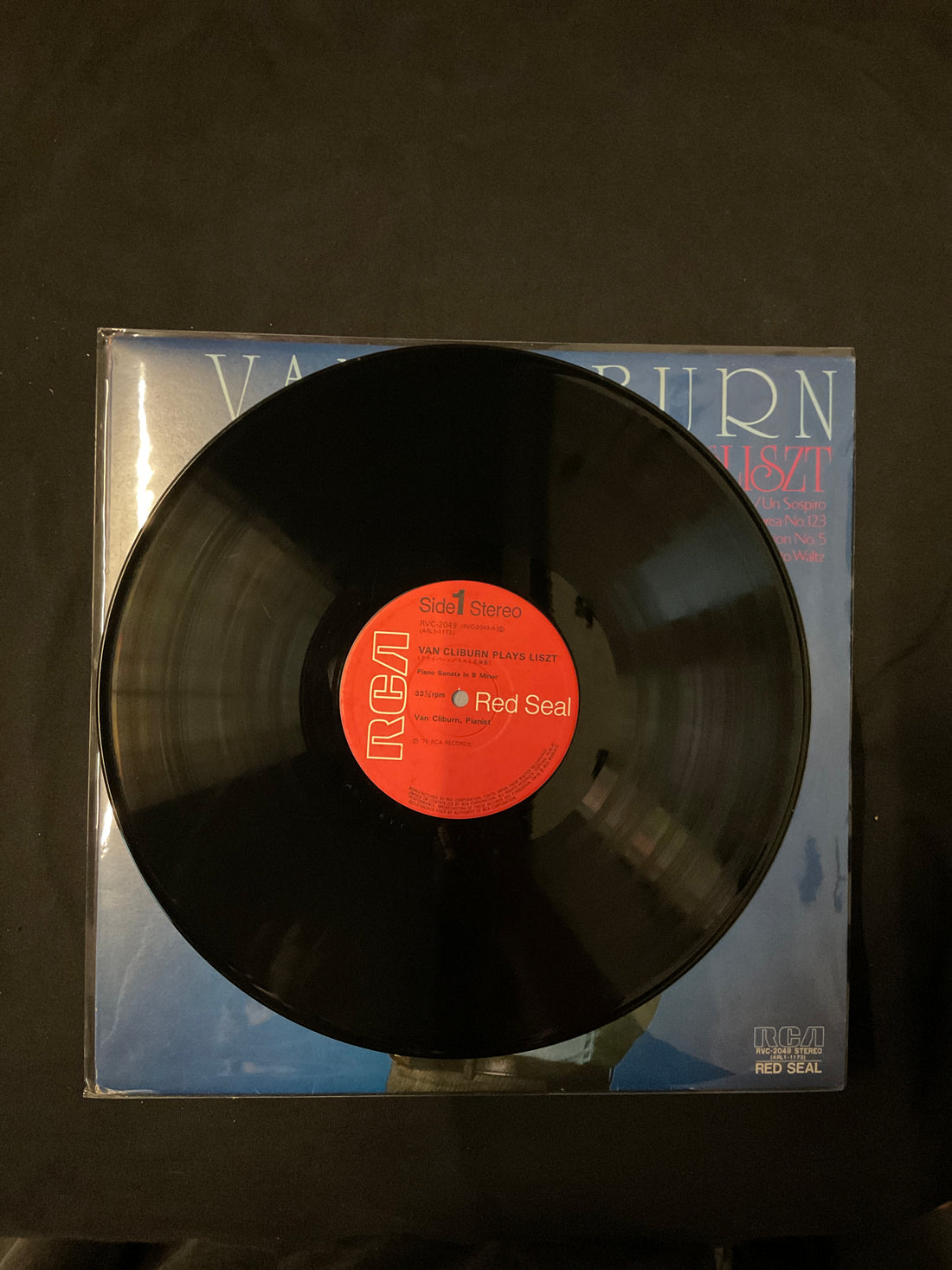 แผ่นเสียง Van Cliburn - Van Cliburn Plays Liszt Vinyl VG+