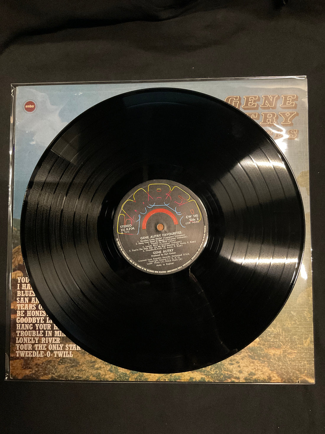 แผ่นเสียง Gene Autry - Favourites Vinyl VG+