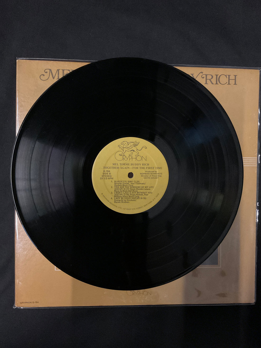 แผ่นเสียง Mel Tormé & Buddy Rich - Together Again-For The First Time Vinyl VG+