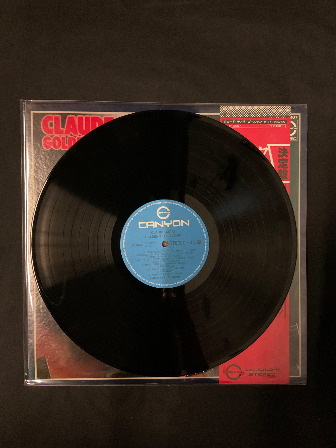 แผ่นเสียง Claude Ciari - Golden Hits Album Vinyl VG+