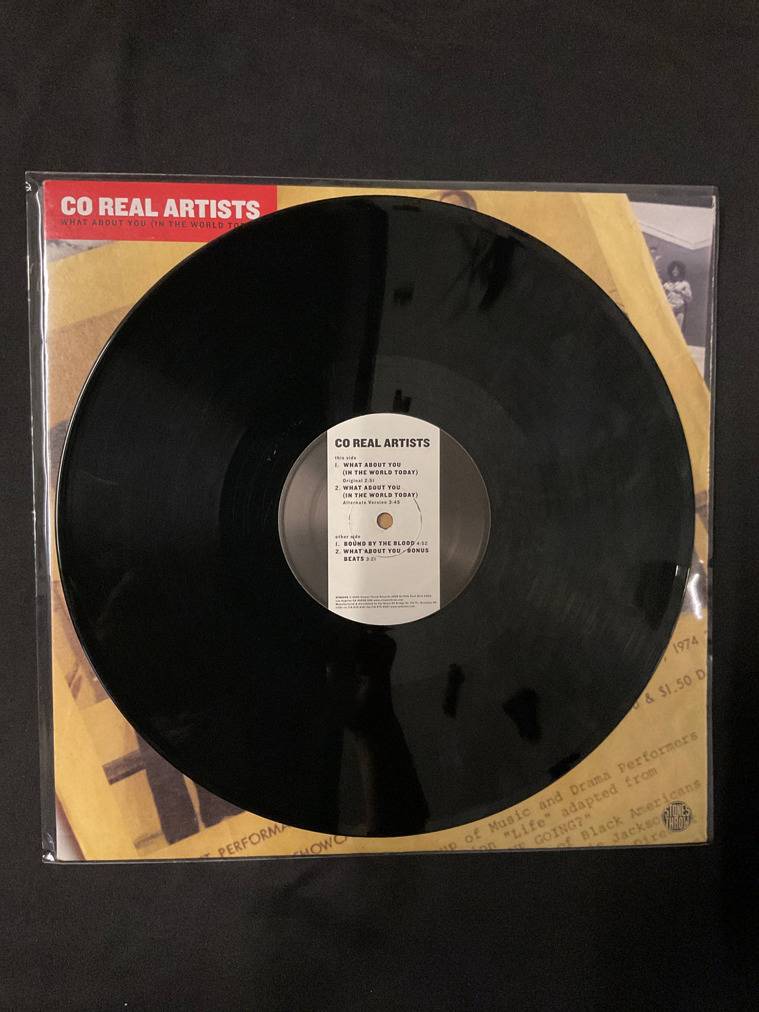 แผ่นเสียง Co Real Artists - What About You In The World Today Vinyl VG+