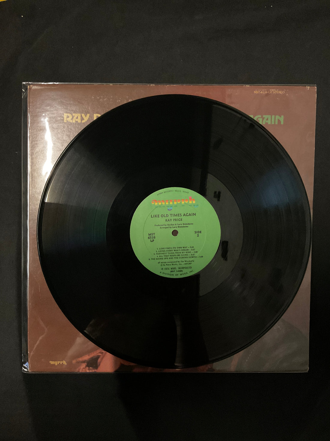 แผ่นเสียง Ray Price - Like Old Times Again Vinyl VG+