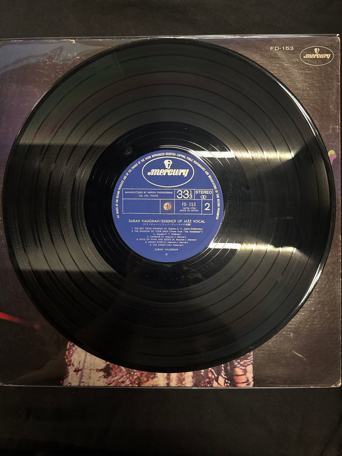 แผ่นเสียง Sarah Vaughan - Essence of Jazz Vocal Vinyl VG+