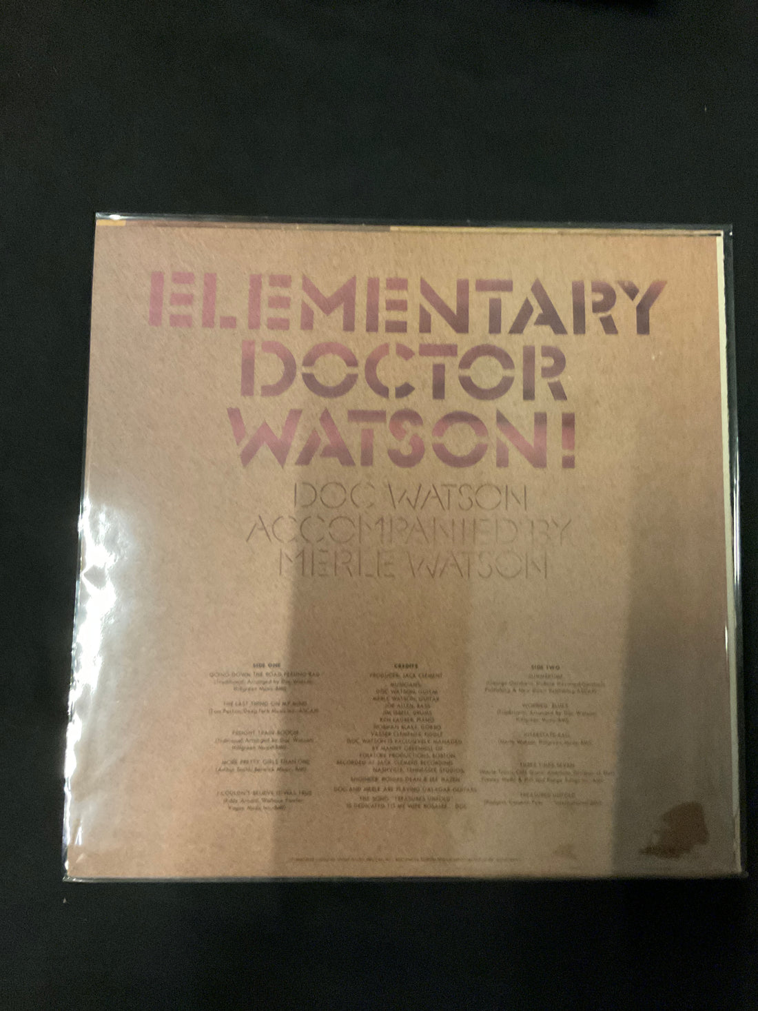 แผ่นเสียง Doc Watson - Elementary Doctor Watson ! Vinyl VG+