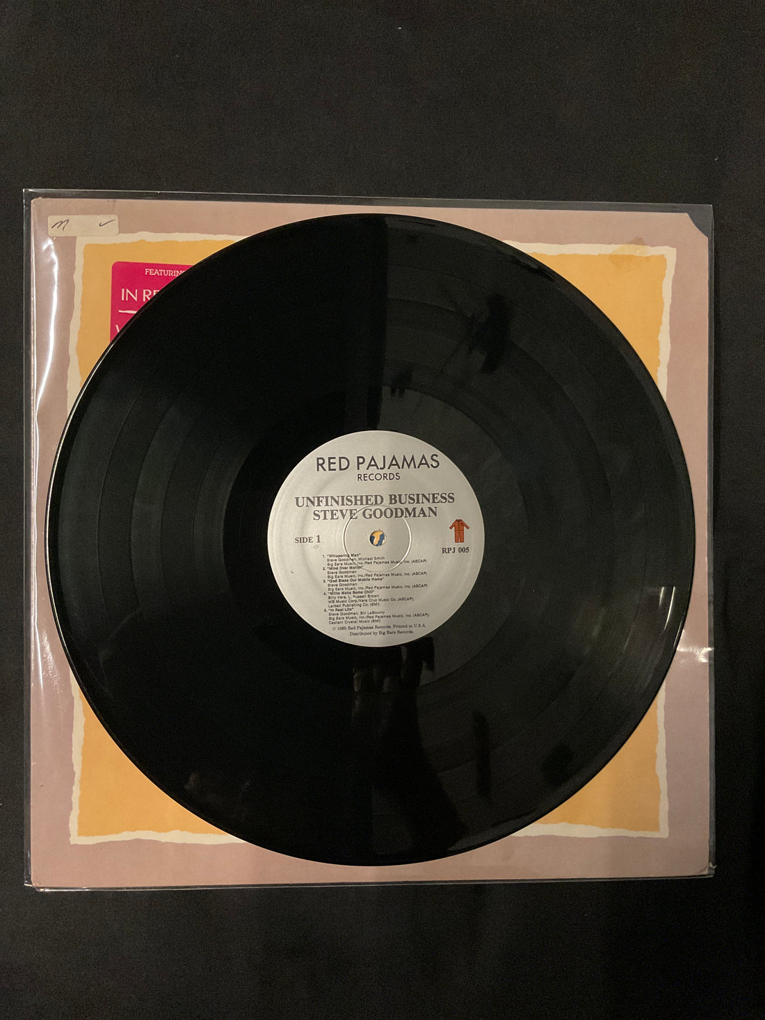 แผ่นเสียง Steve Goodman - Unfinished Business Vinyl VG+