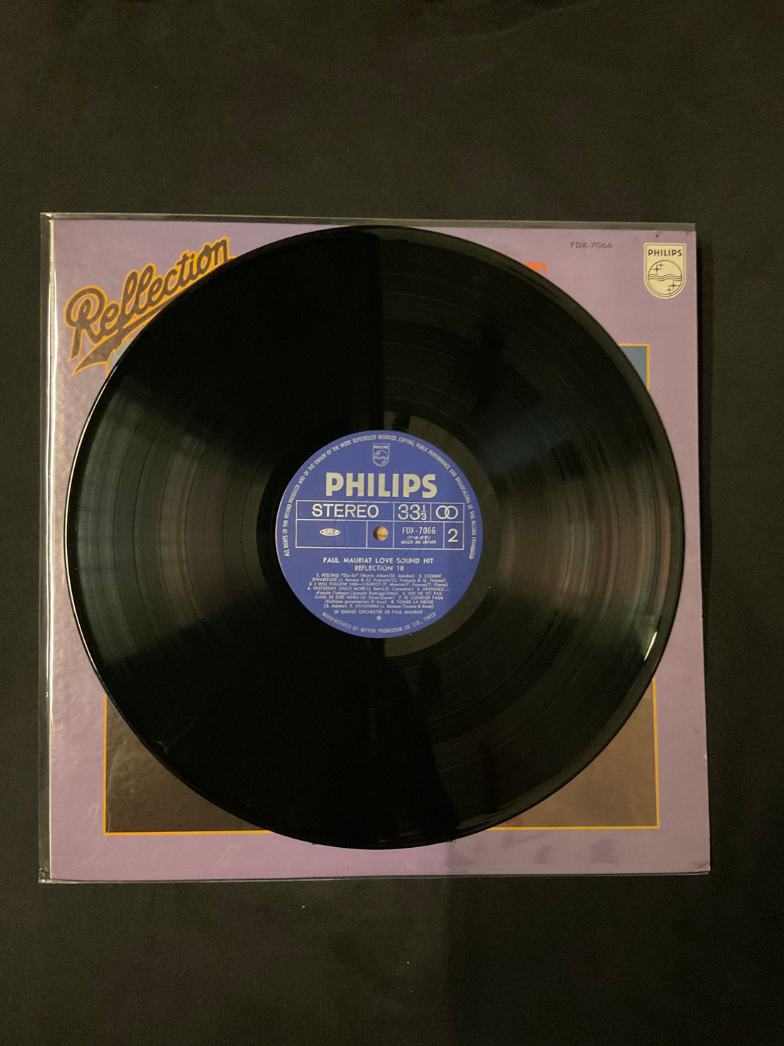 Paul Mauriat - Reflection 18 Love Sound Hit Vinyl VG+