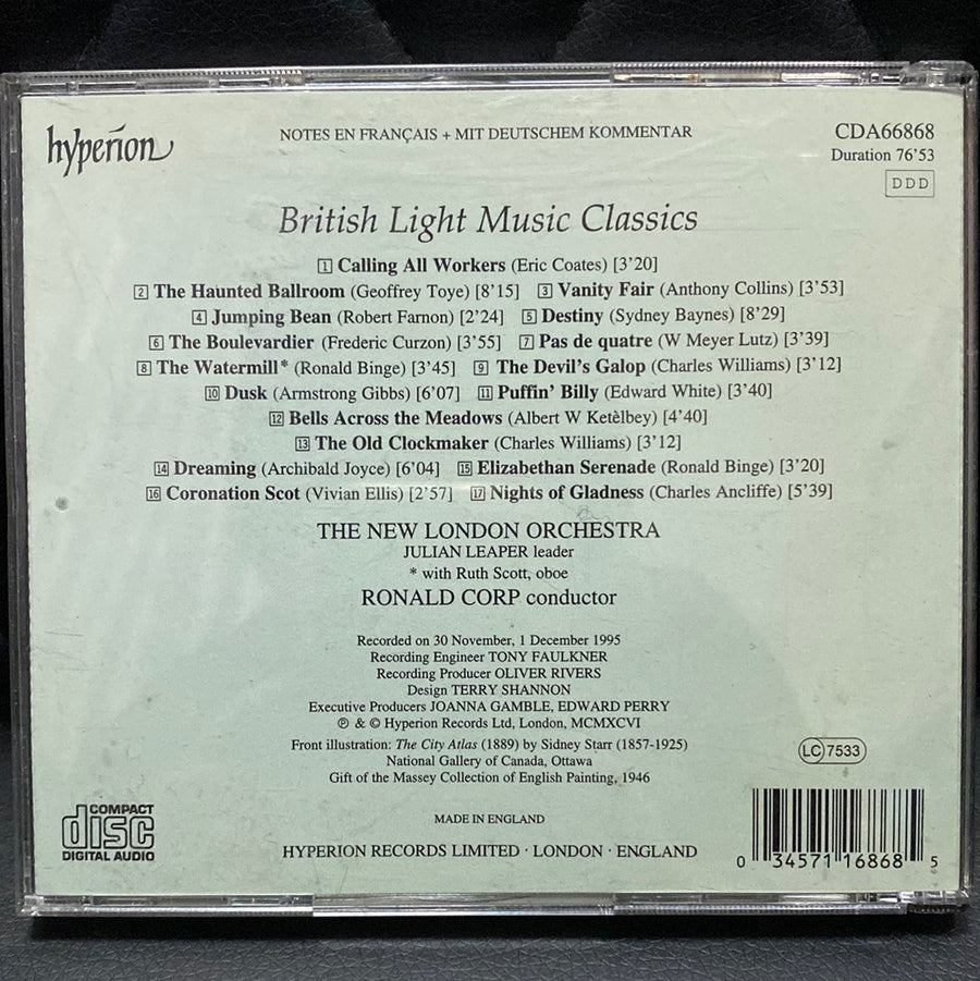 ซีดี The New London Orchestra / Ronald Corp - British Light Music Classics (CD) (VG)