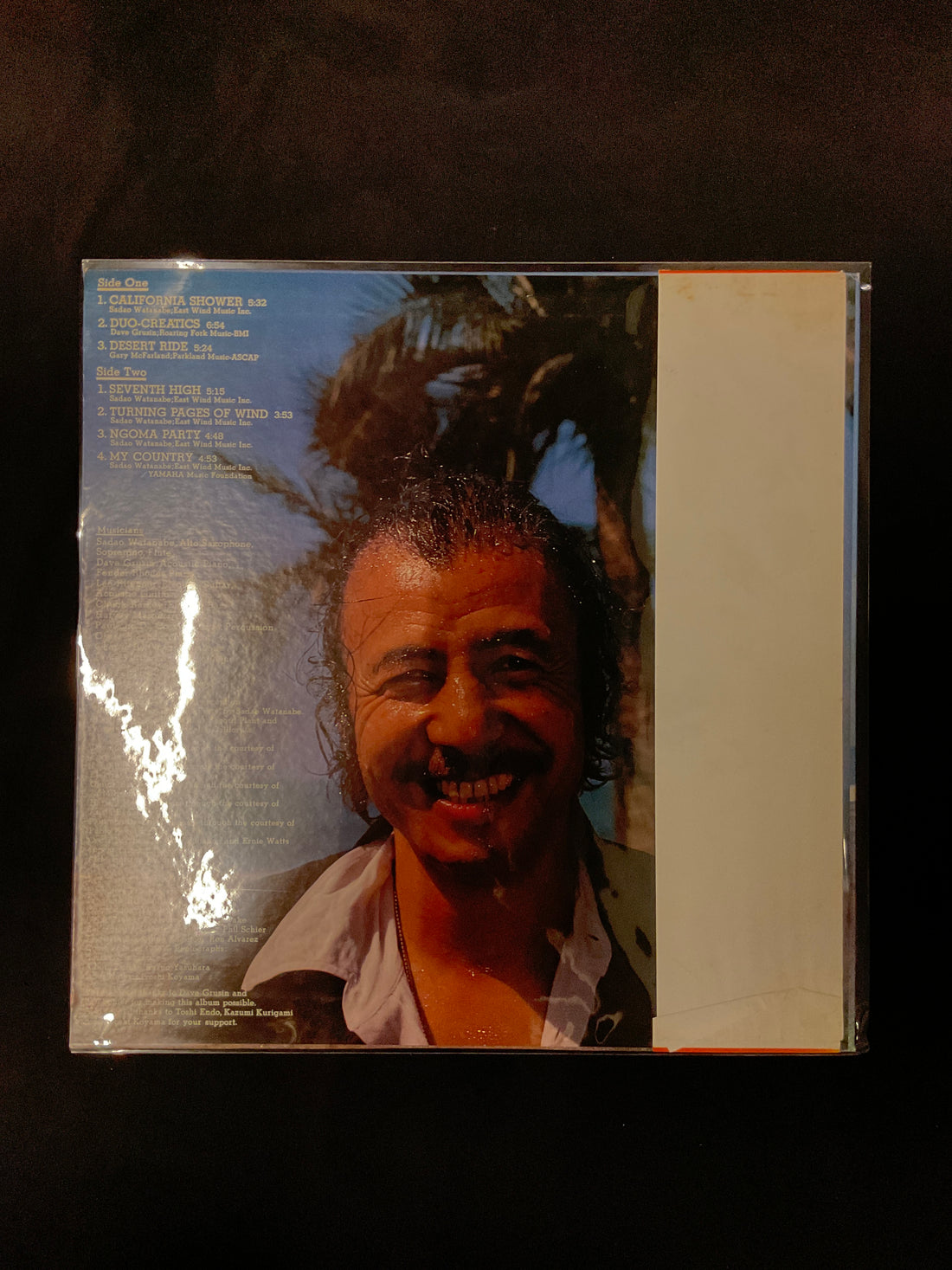 แผ่นเสียง Sadao Watanabe - California Shower Vinyl VG+