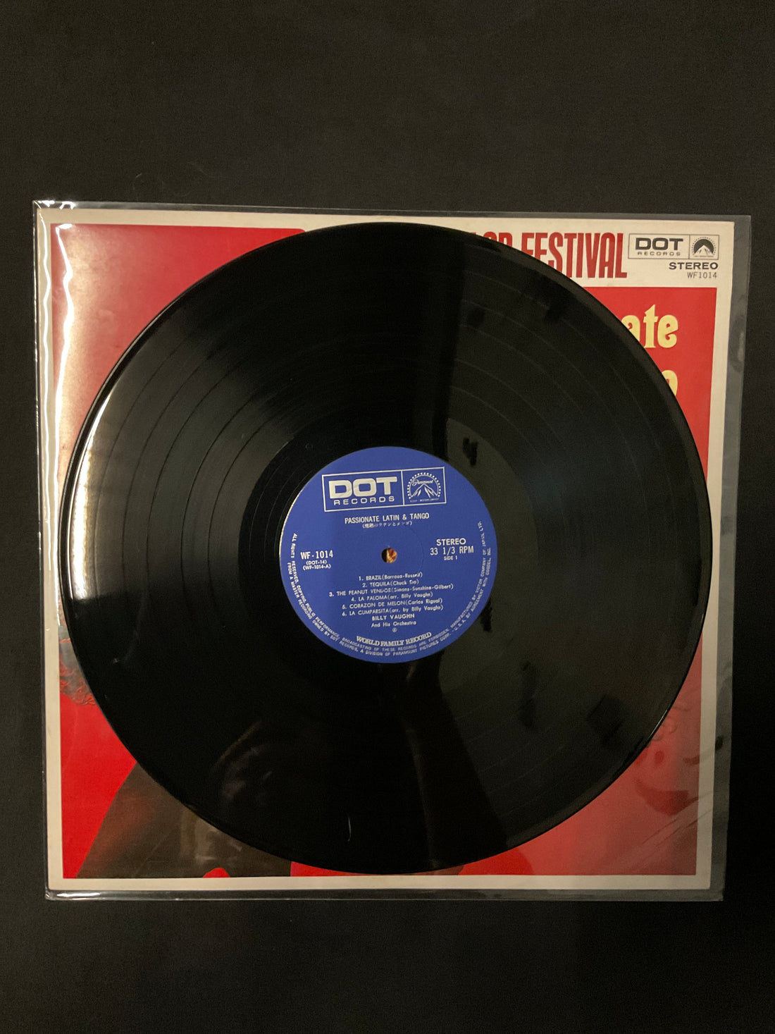 Billy Vaughn - Passionate Latin & Tango = 情熱のラテンとタンゴ Vinyl VG+