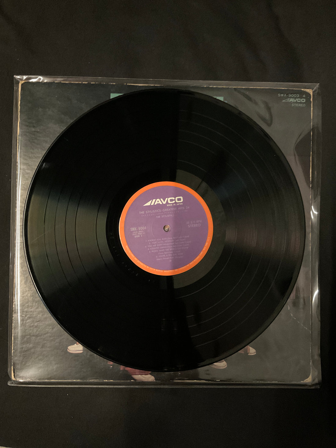 แผ่นเสียง The Stylistics = The Stylistics - Greatest Hits 24 = グレイテスト・ヒッツ24 Vinyl VG+ 2LPs