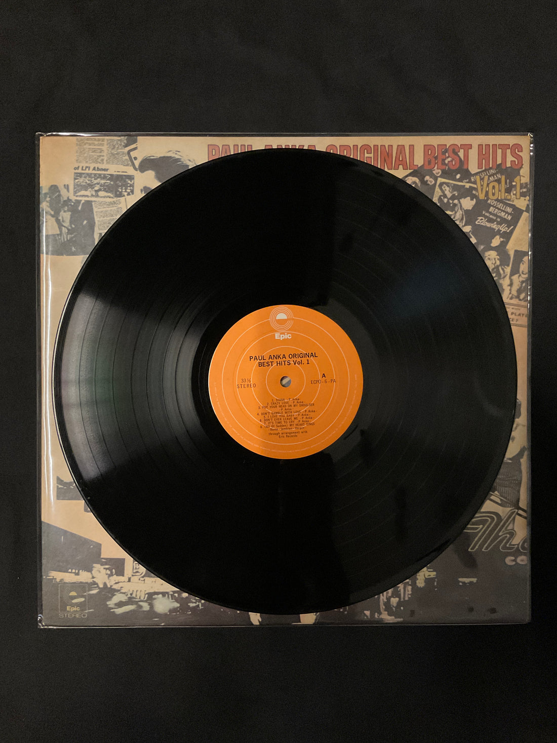 แผ่นเสียง Paul Anka - Paul Anka Original Best Hits Vol.1 Vinyl VG+