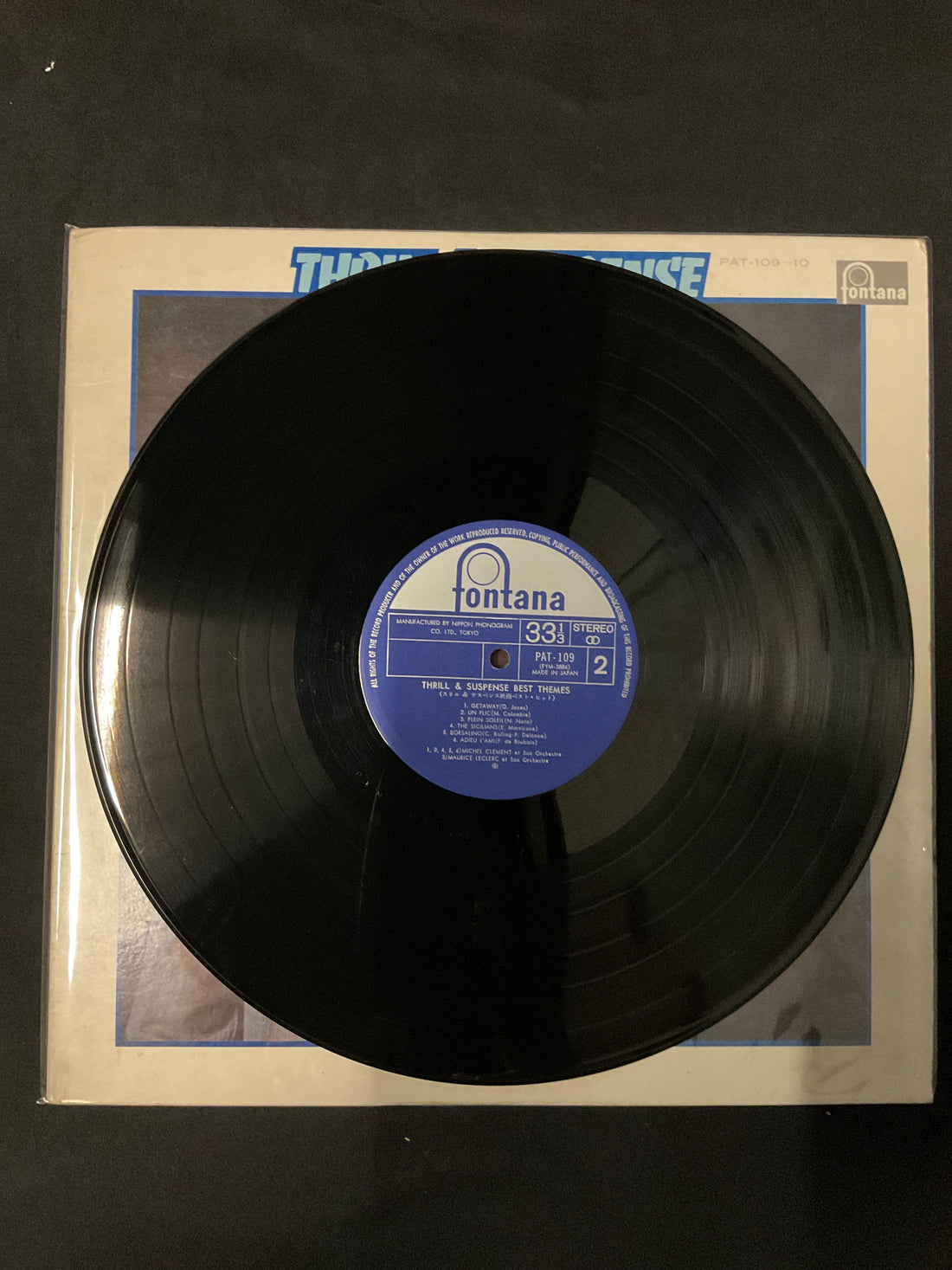 แผ่นเสียง Michel Clement And His Orchestra - Thriller & Suspense Best Themes Vinyl VG+
