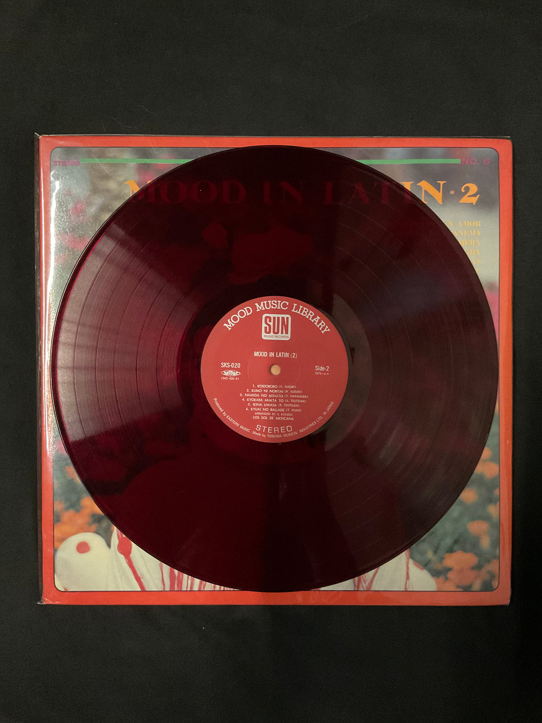 Los Sol De Mexicana - Mood In Latin *2 Vinyl VG+ แผ่นสี