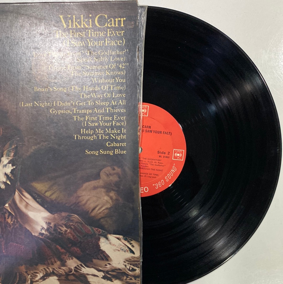 Vikki Carr - The First Time Ever (I Saw Your Face) (Vinyl) (VG)
