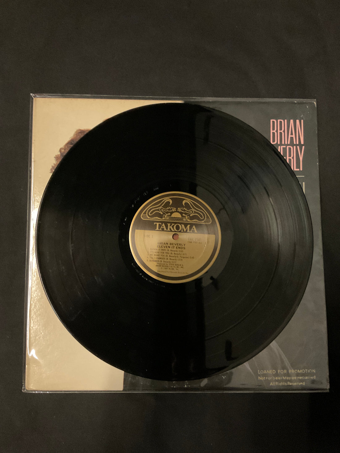 แผ่นเสียง Brian Beverly - Eleven It Ends Vinyl VG+