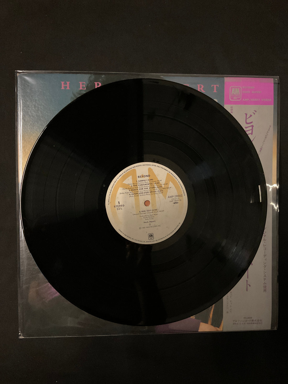 Herb Alpert - Beyond Vinyl VG+