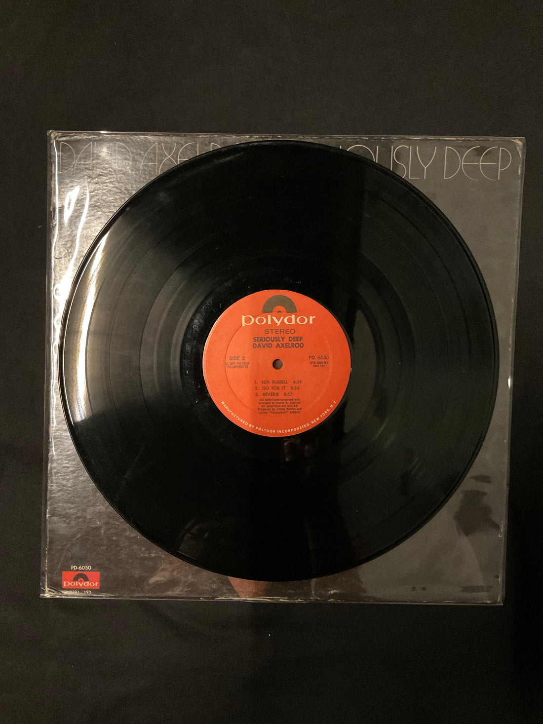 แผ่นเสียง David Axelrod - Seriously Deep Vinyl VG+