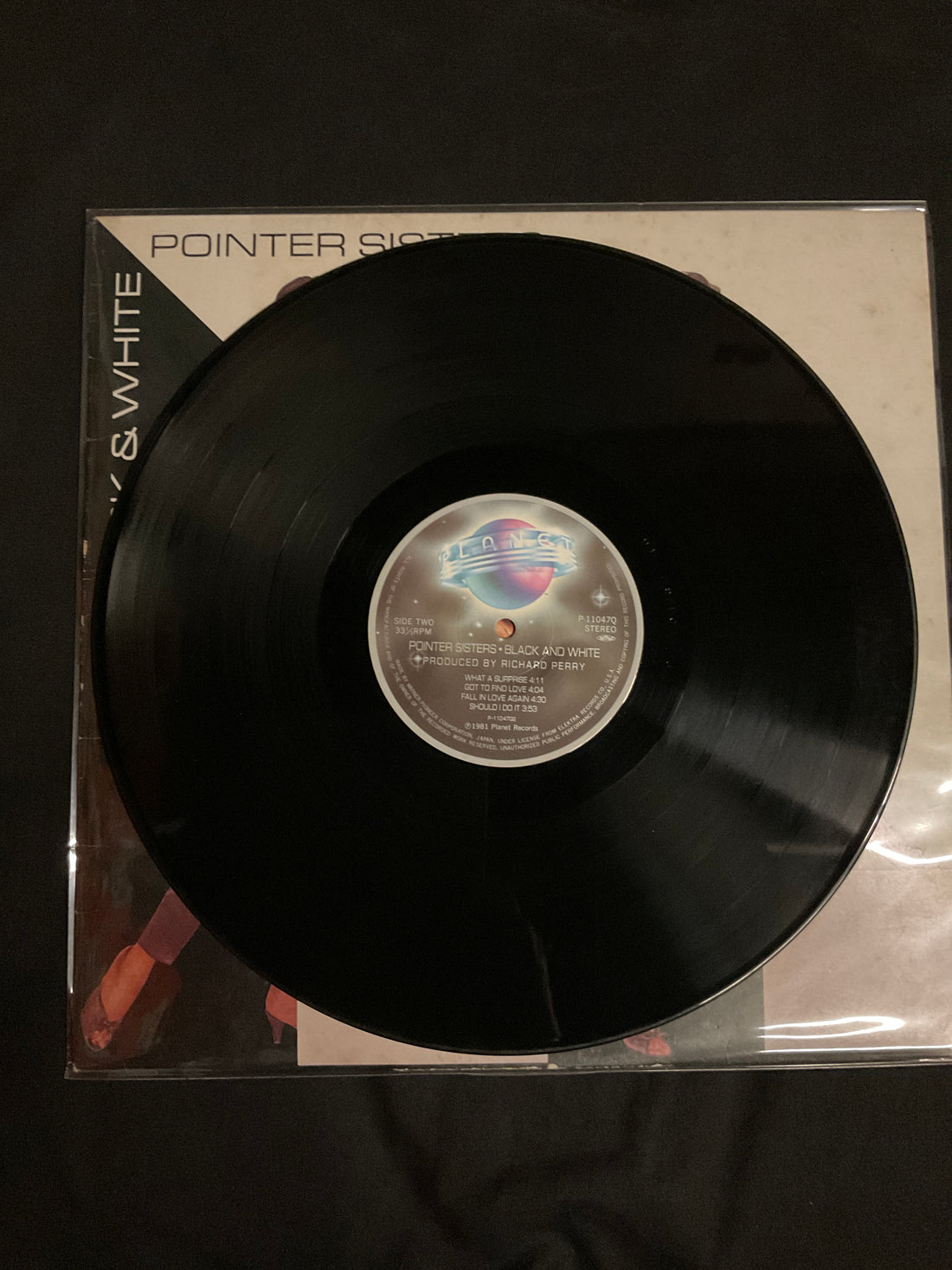 แผ่นเสียง Pointer Sisters - Black & White Vinyl VG+