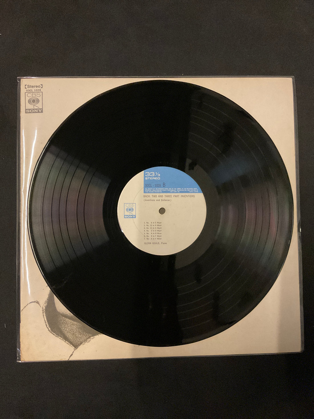 แผ่นเสียง Johann Sebastian Bach, Glenn Gould - The Two And Three Part Inventions Inventions & Sinfonias Vinyl VG+