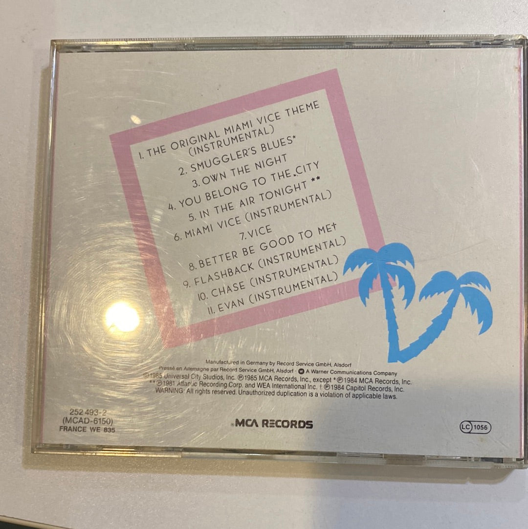 ซีดี Various - Miami Vice - Music From The Television Series (CD) (VG)