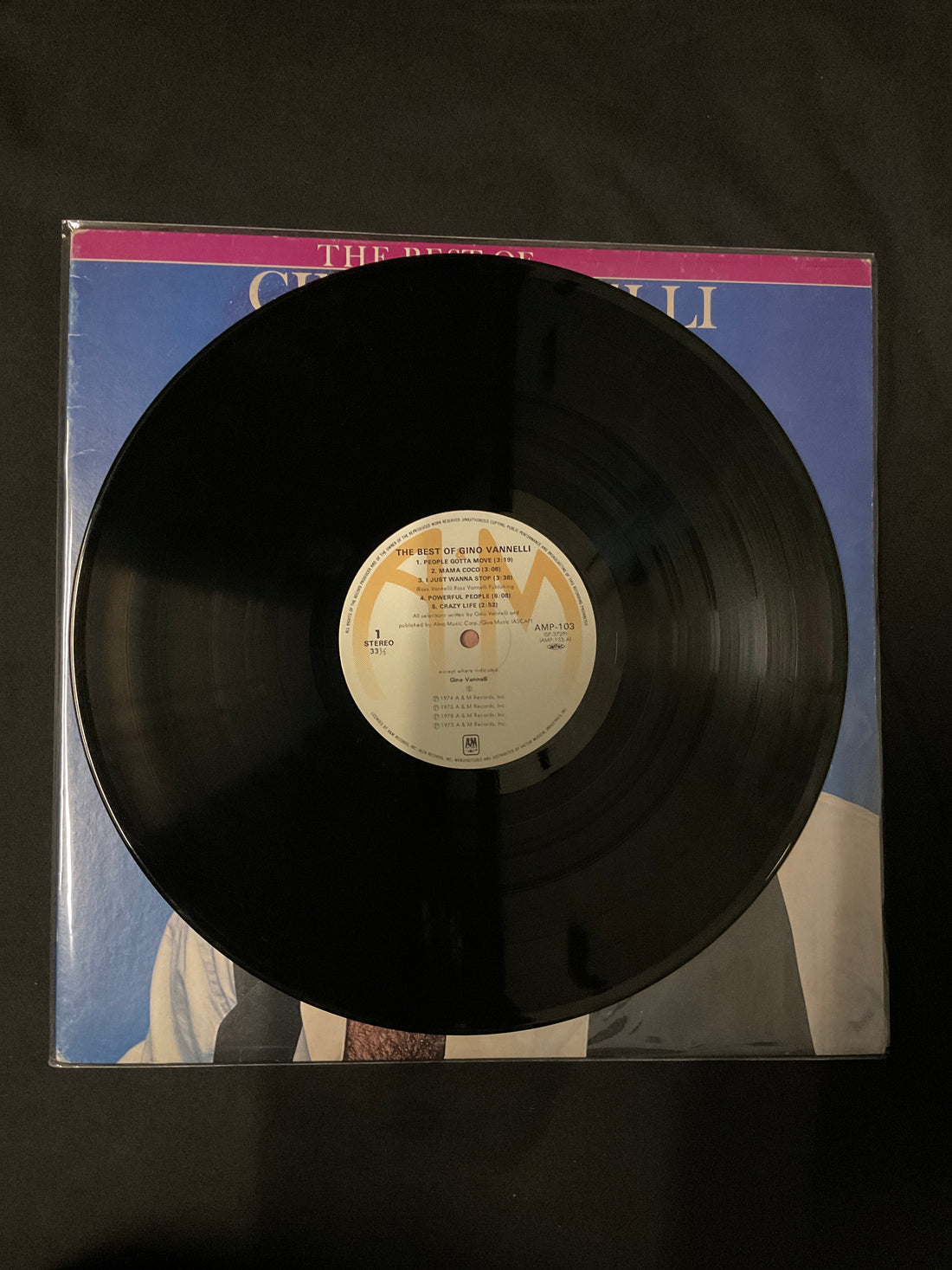 แผ่นเสียง Gino Vannelli - The Best Of Gino Vannelli Vinyl VG+