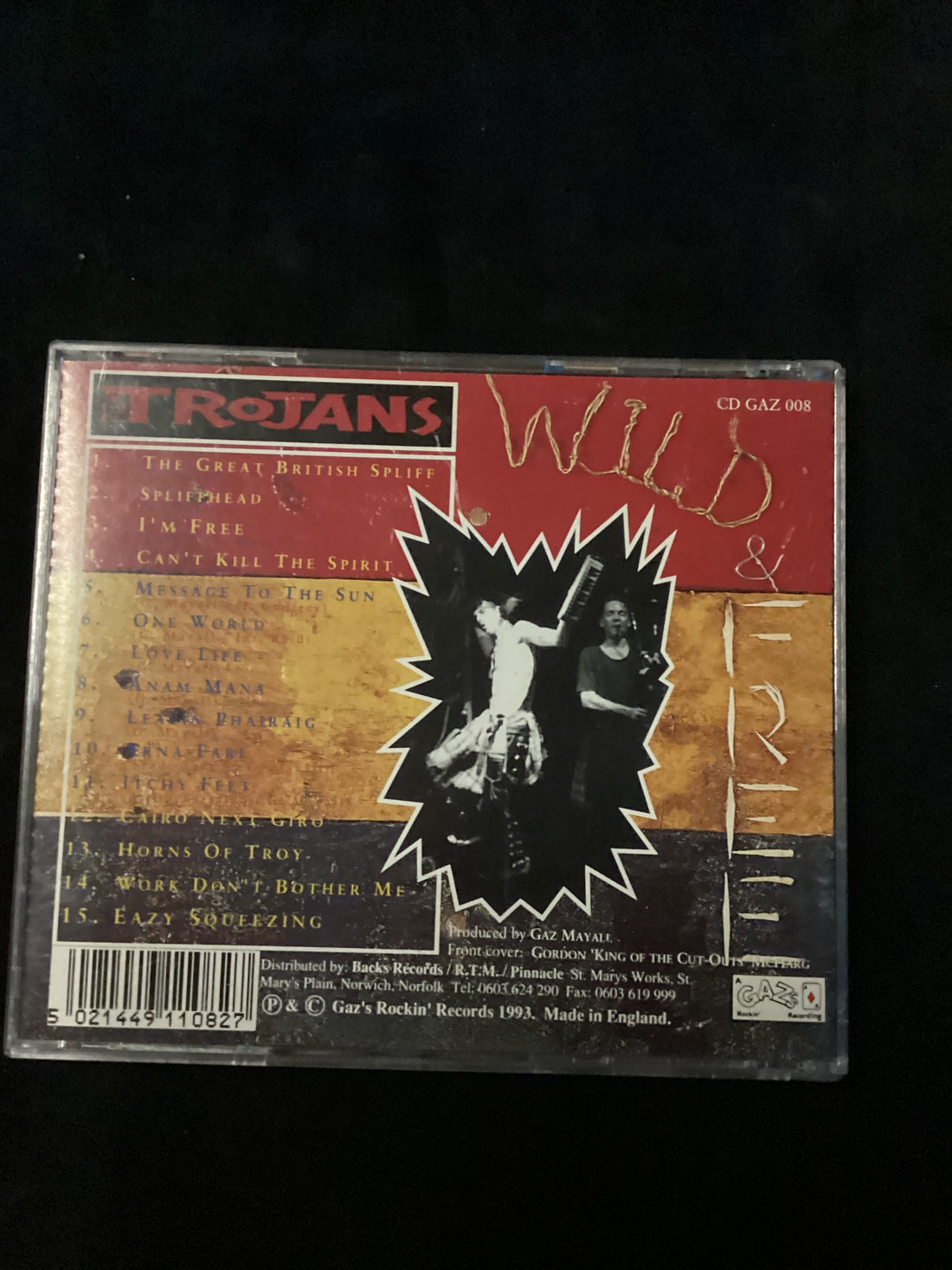 ซีดี The Trojans - Wild & Free CD VG+