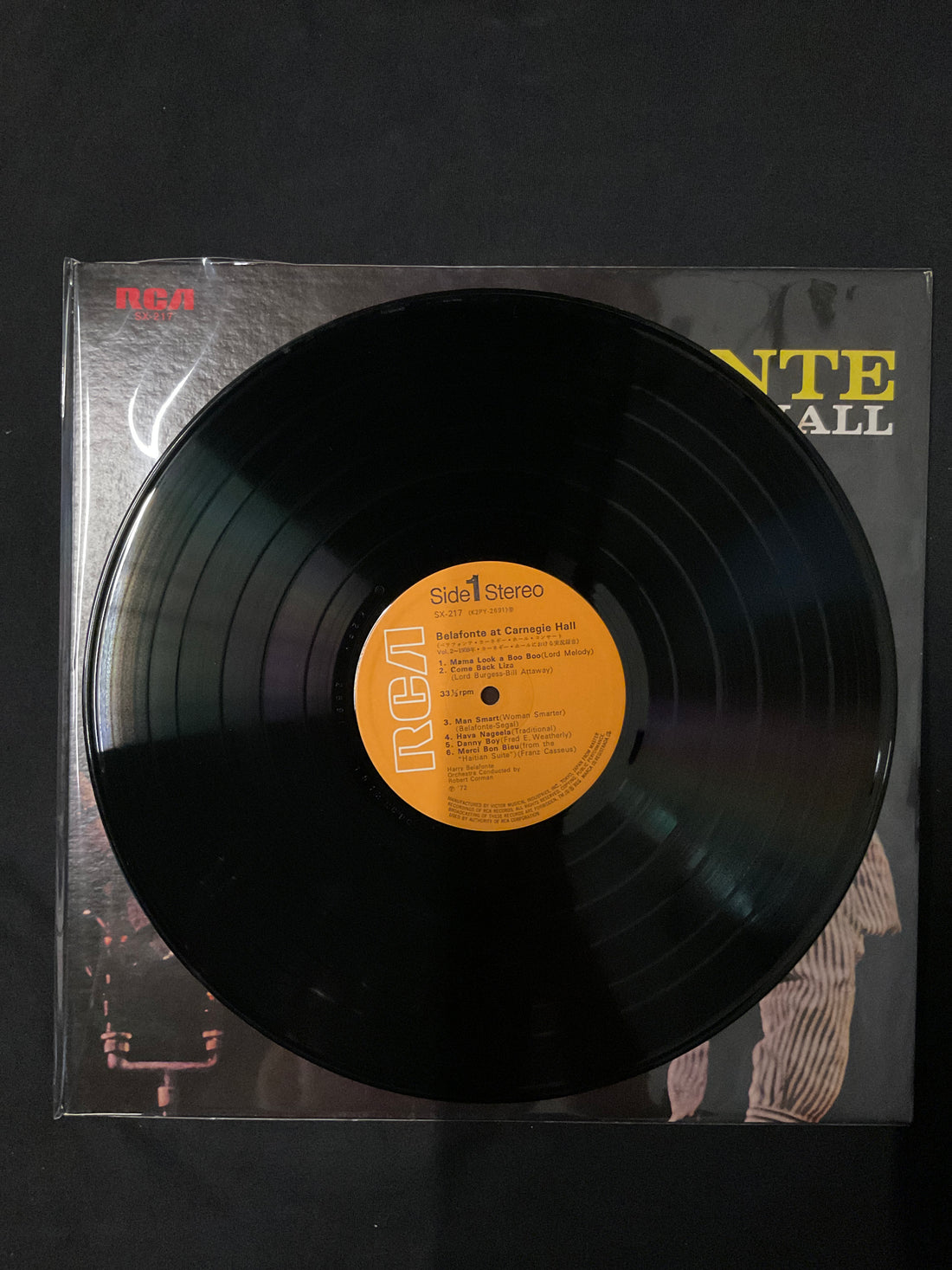 แผ่นเสียง Harry Belafonte - Belafonte At Carnegie Hall: The Complete Concert Vol. 2 Vinyl VG+