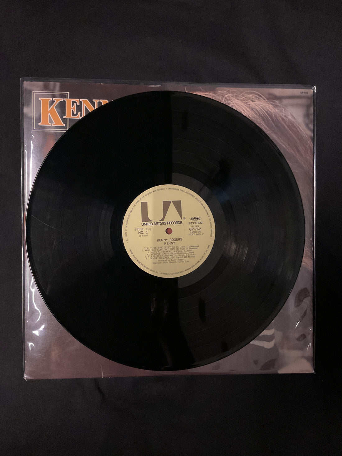 แผ่นเสียง Kenny Rogers - Kenny Vinyl VG+
