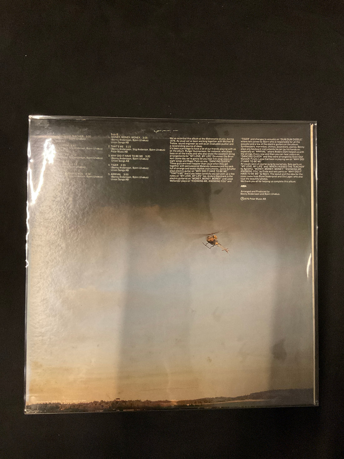 แผ่นเสียง ABBA = ABBA - Arrival = アライバル Vinyl VG+