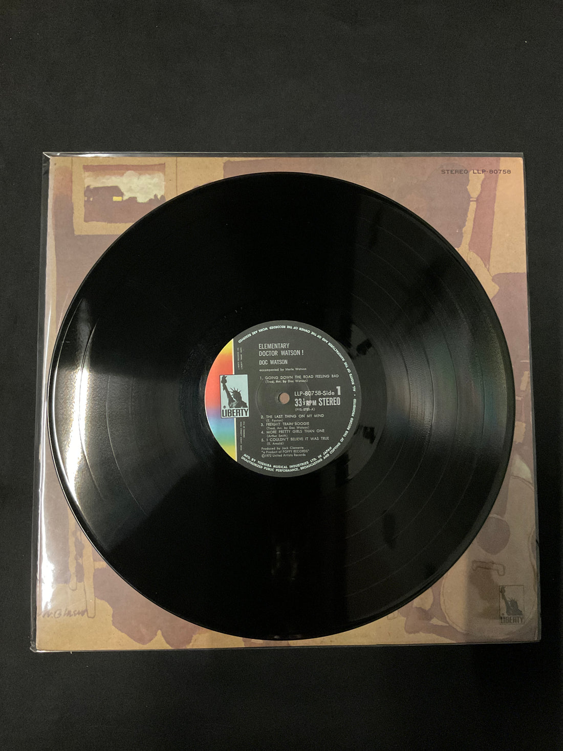 แผ่นเสียง Doc Watson - Elementary Doctor Watson ! Vinyl VG+