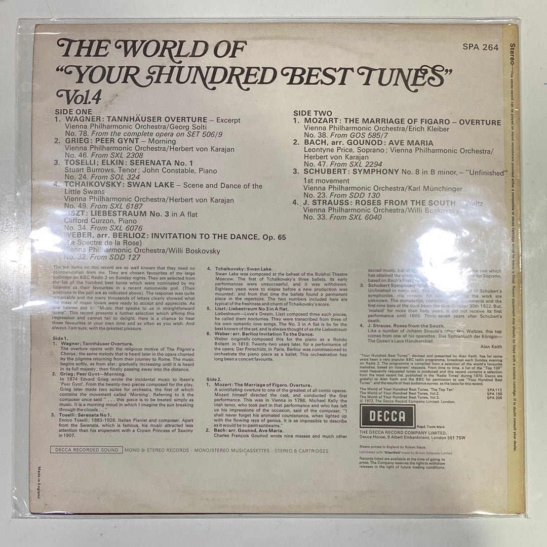 แผ่นเสียง Various - The World Of Your Hundred Best Tunes Vol. 4 (Vinyl) (VG+)