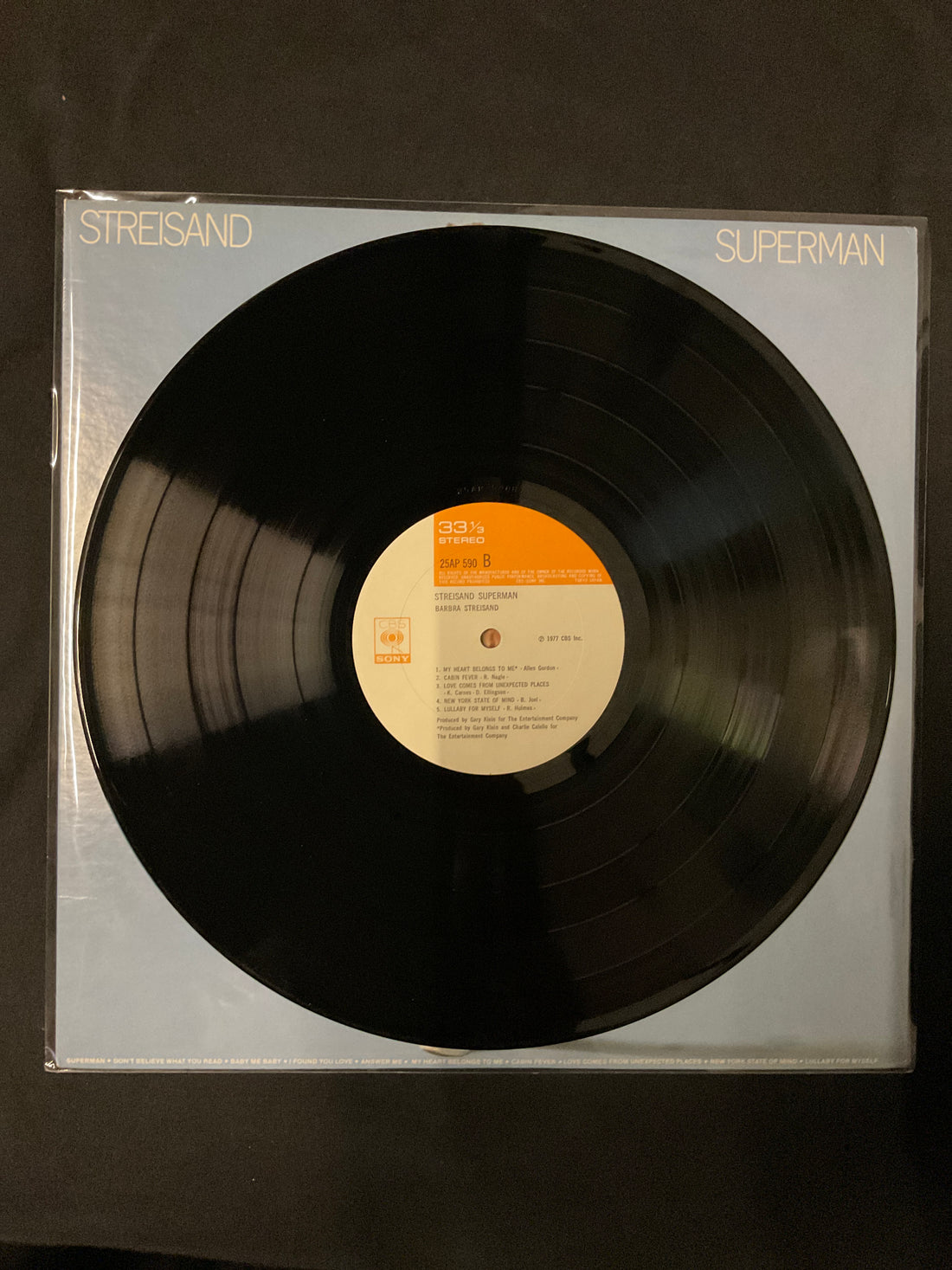 แผ่นเสียง Barbra Streisand - Streisand Superman Vinyl VG+