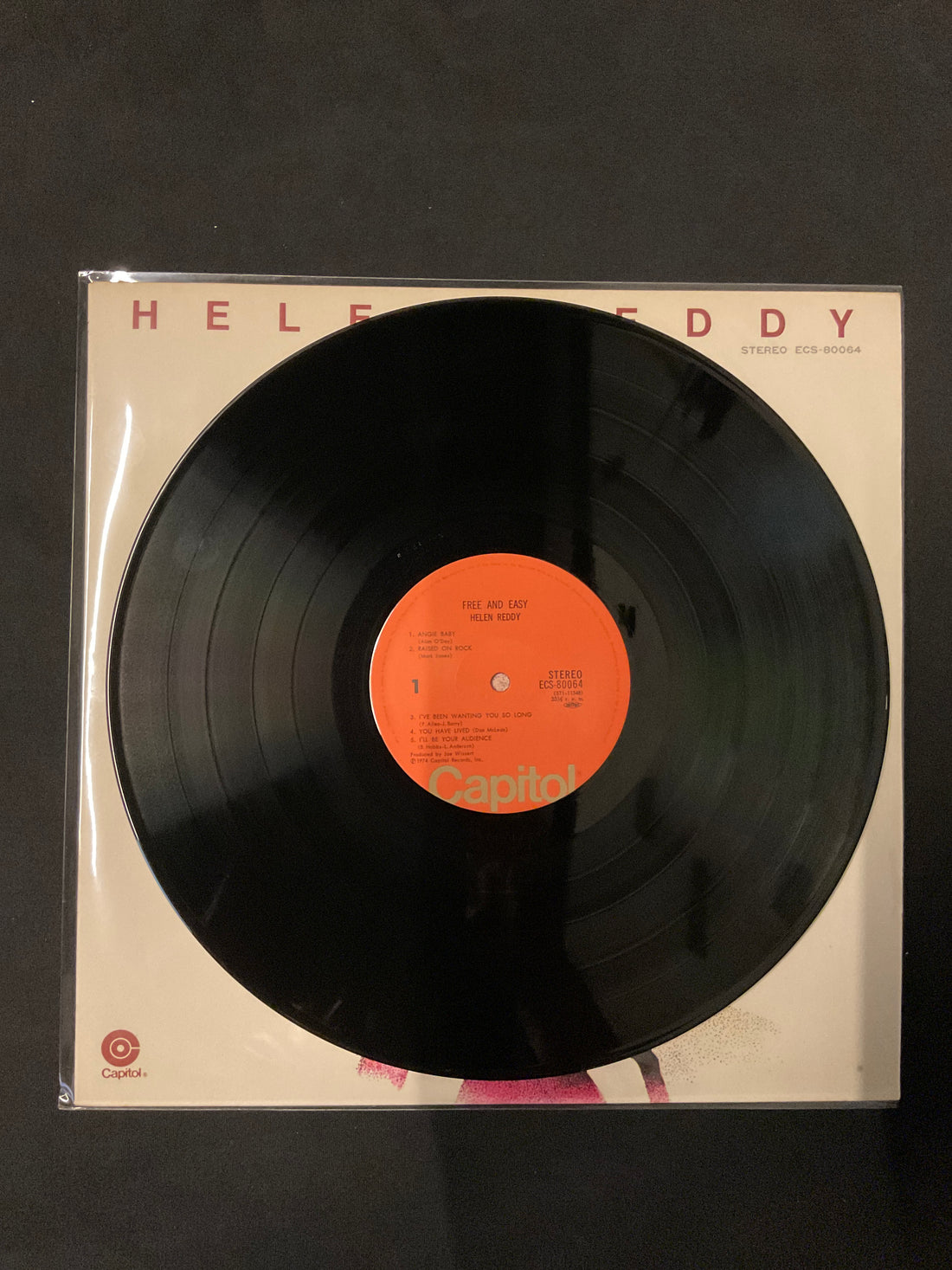 แผ่นเสียง Helen Reddy - Free And Easy Vinyl VG+